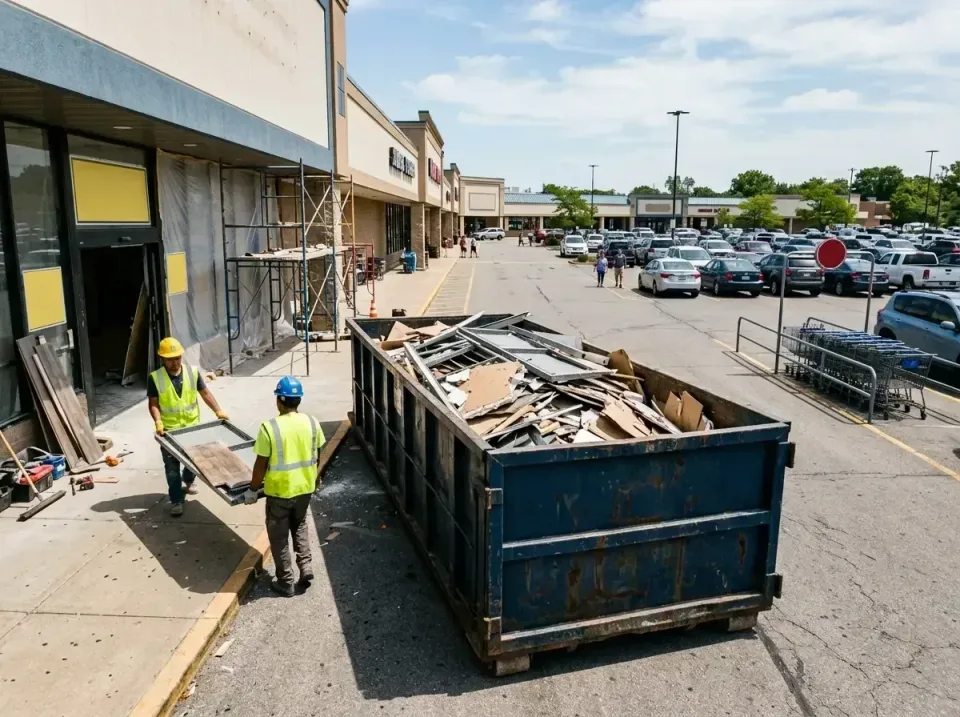 retail-store-renovation-debris-003 — frequently asked questions, Roll-off Dumpster Rentals in Barling, AR